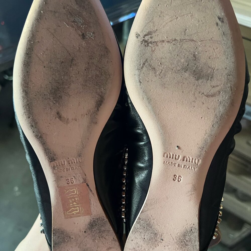 Miu Miu Ballet Flats – Size 6 (Also Fits 6.5) - Picture 4 of 4